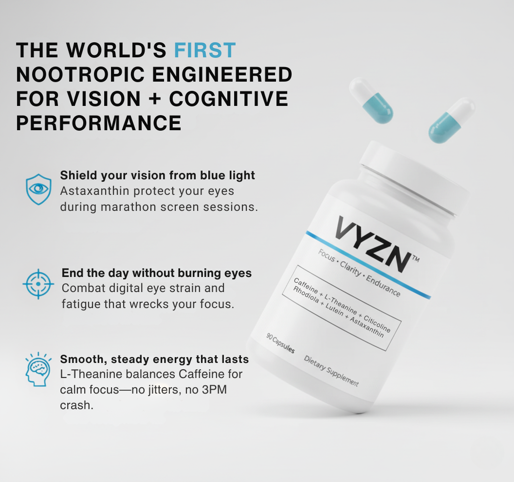 VYZN™ — Nootropic for Focus, Energy & Vision