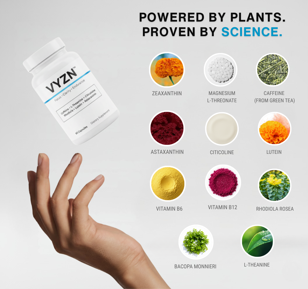 VYZN™ — Nootropic for Focus, Energy & Vision